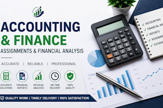 do accounting and finance assigned and financial accounting tutor