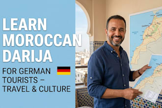 teach you moroccan arabic for travel in morocco