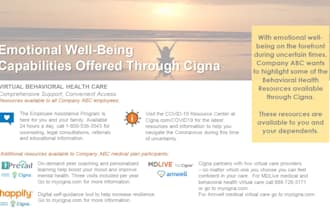 create informational benefit presentations