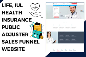 design life iul health auto car home public adjuster insurance website