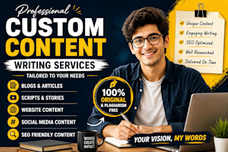 provide professional content writing services