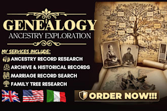 do genealogy research to trace your canadian family tree and family history