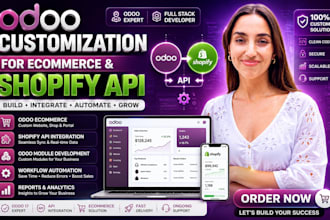 do odoo customization for odoo ecommerce and shopify api