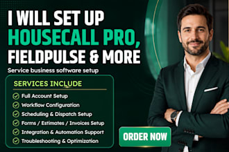 setup housecall pro fieldpulse kickserv service fusion smart service commusoft