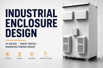 design industrial enclosures and sheet metal products for telecom