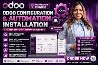 do odoo configuration for odoo automation and odoo installation