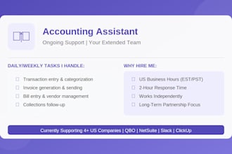 be your virtual accounting assistant
