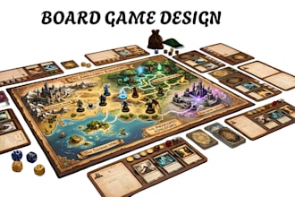 design custom board game card game board game design tabletop tcg board game art