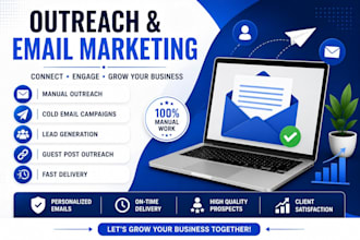 do manual outreach and email marketing for your business