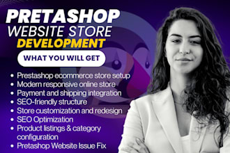 build pretashop ecommerce website store pretashop online store pretashop website