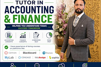 tutor in accounting and finance class