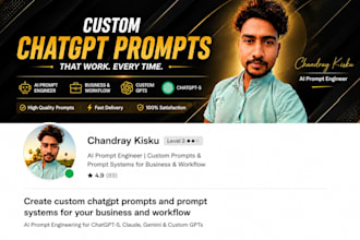 create custom youtube prompts for chatgpt