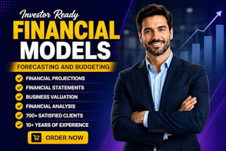 build excel financial models, forecasting, budget, projections, analysis reports