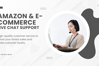 do professional live chat support and customer service