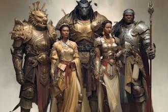 draw your dnd party