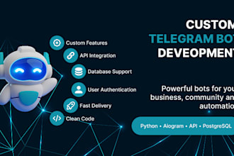 create a custom telegram bot in python