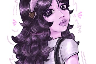 draw you or an oc illustration in a cute style