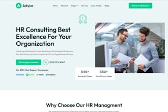 squarespace HR consultants website recruitment agencies website executive site