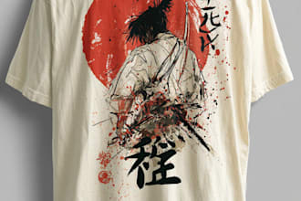 do japanese t shirt design