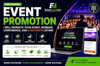 promote your event, webinar, conference and event listing