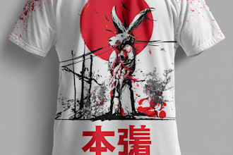 create japanese t shirt design