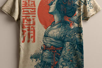 design japanese t shirt design