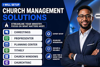 setup chmeetings propresenter planning center tithely church windows churchtrac