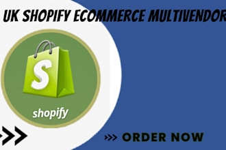design UK multivendor website for ecommerce store multivendor shopify store