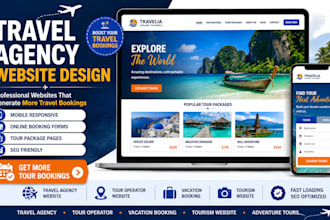 create wordpress travel agency and tour booking website