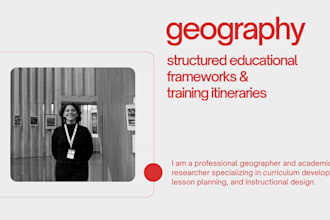 design innovative geography curriculum frameworks