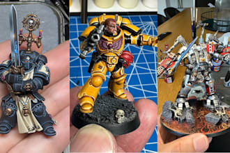3d print and paint warhammer 40k miniature painting figurine tabletop miniatures