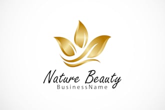 create a feminine and elegant beauty logo design