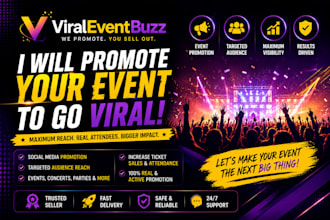 promote your event and drive targeted attendees to your event