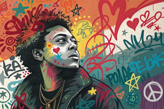 do illustration expressionism art, graffiti, abstract art