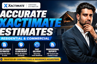 do xactimate estimates for residential and commercial property damage reports