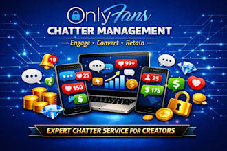 chatter  onlyfans, fanvue, fansly, ig, x to grow engagement