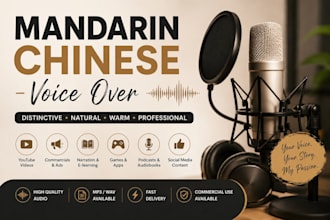 provide a chinese mandarin voice over