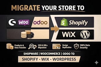 migrate shopware webnode abantecart webador magento to shopify website migration