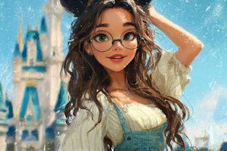 draw you in disney style