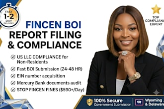 file your fincen boi report and ensure foreign owned llc compliance