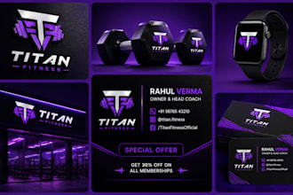 do modern , premium logo design and brand kit