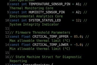 provide expert embedded firmware development for iot and sensor projects