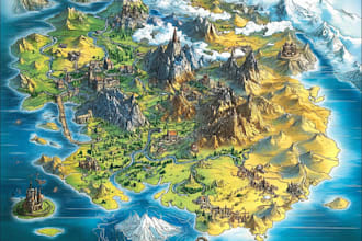 design custom fantasy world maps rpg maps for games