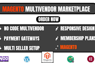 design ecommerce multivendor store mulltvendor marketplace website with magentor