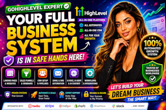 build clickfunnels salesfunnel landing page webinar, gohighlevel ghl automation