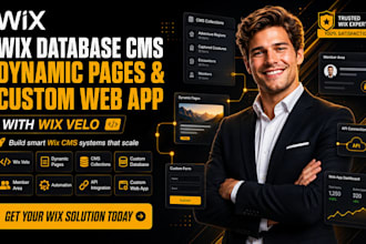fix build wix database cms dynamic pages and custom web app with wix velo