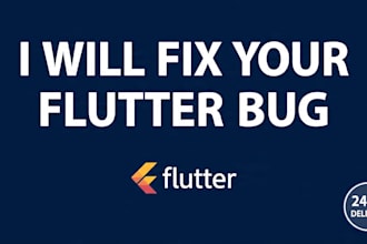 fix flutter android ios app bugs and errors fast