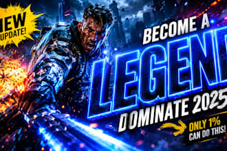viral youtube gaming thumbnail design for massive clicks