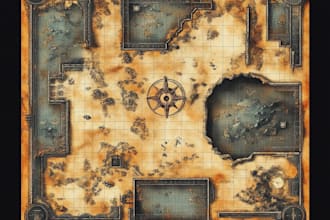 custom fantasy map design for rpgs, games, novels and stories