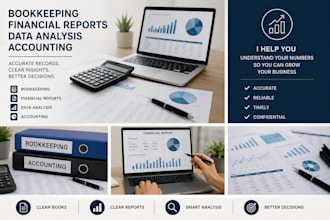 do accounting, bookkeeping and financial data analysis